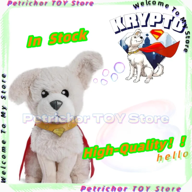 

2025 New Krypto The Superdog Superman Plush Hug Pillow Cute Cotton Doll Anime Movie Peripherals Plush Toy Birthday Gift In Stock