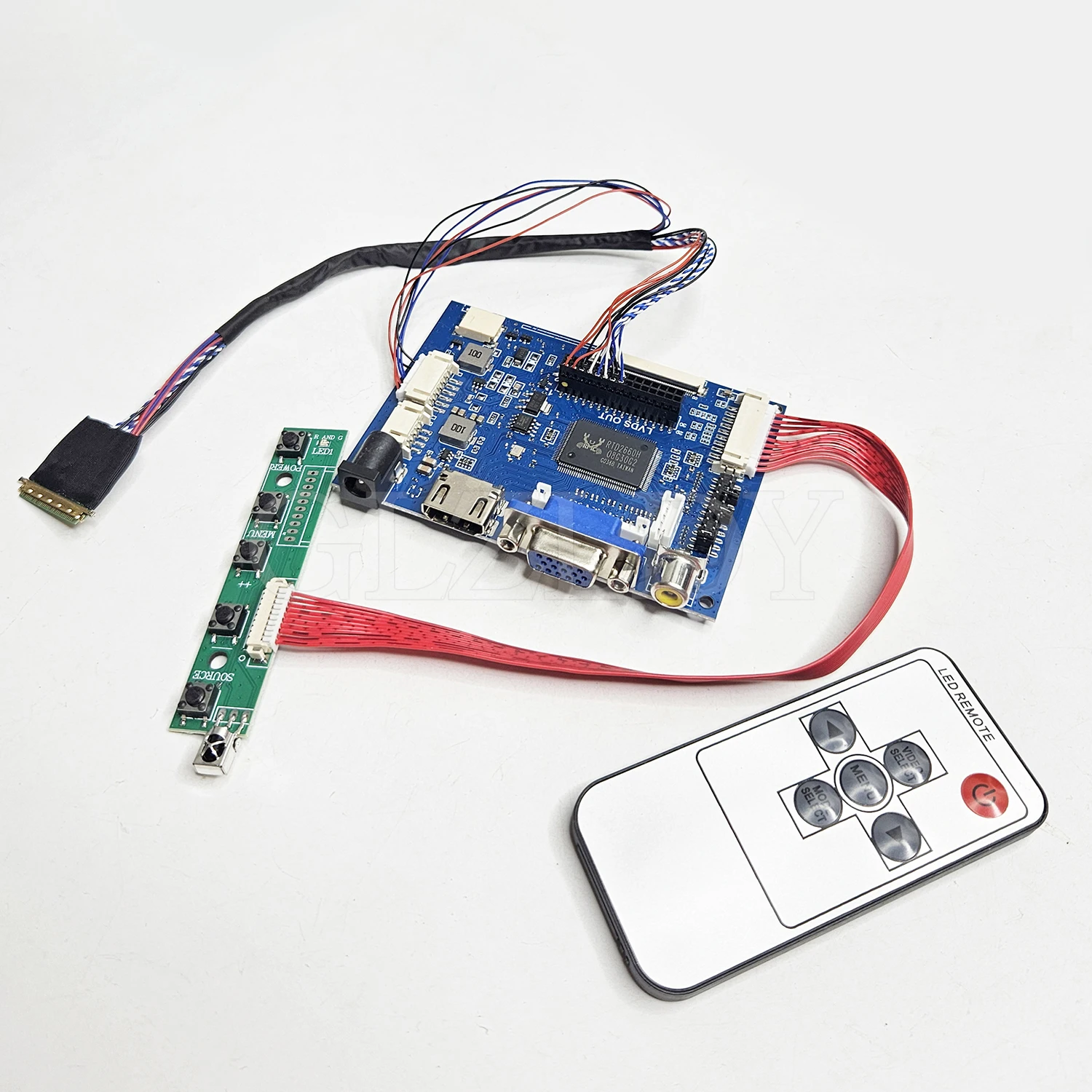 Nuovo Kit Monitor B156XW02 LP140WH1 LP116WH1 HDMI + VGA + 2AV Scheda Driver Controller 1366X768 40 Pin LVDS Pannello Schermo LCD LED