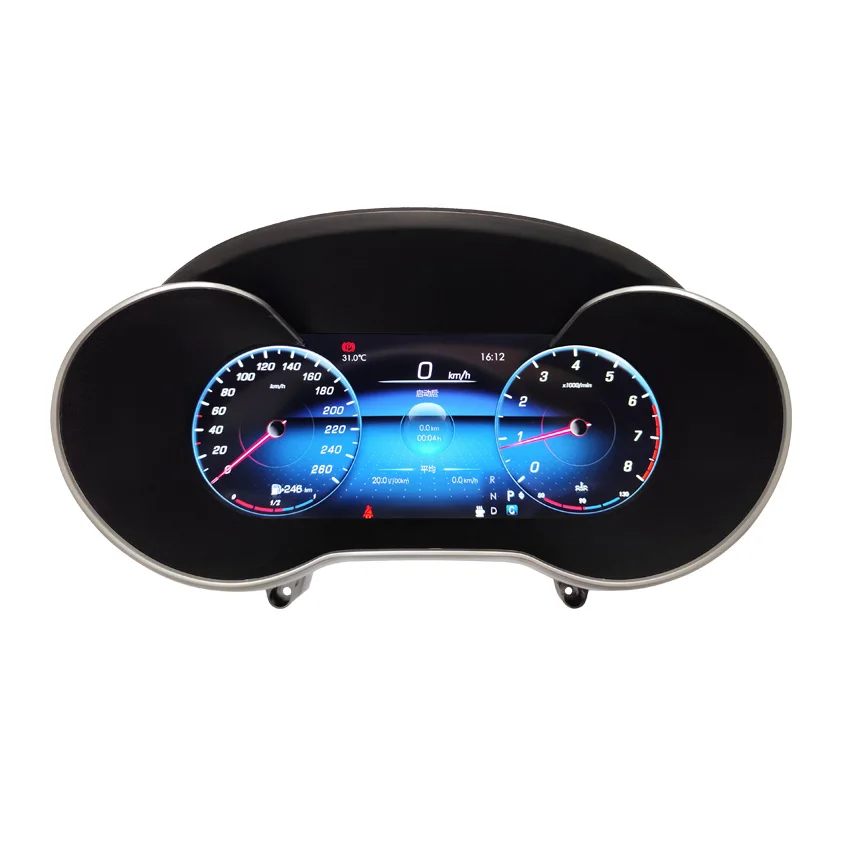 

Car Accessories 12.3" Car Upgrade Digital Cluster Instrument for W205 GLC X253 Support Show Carplay