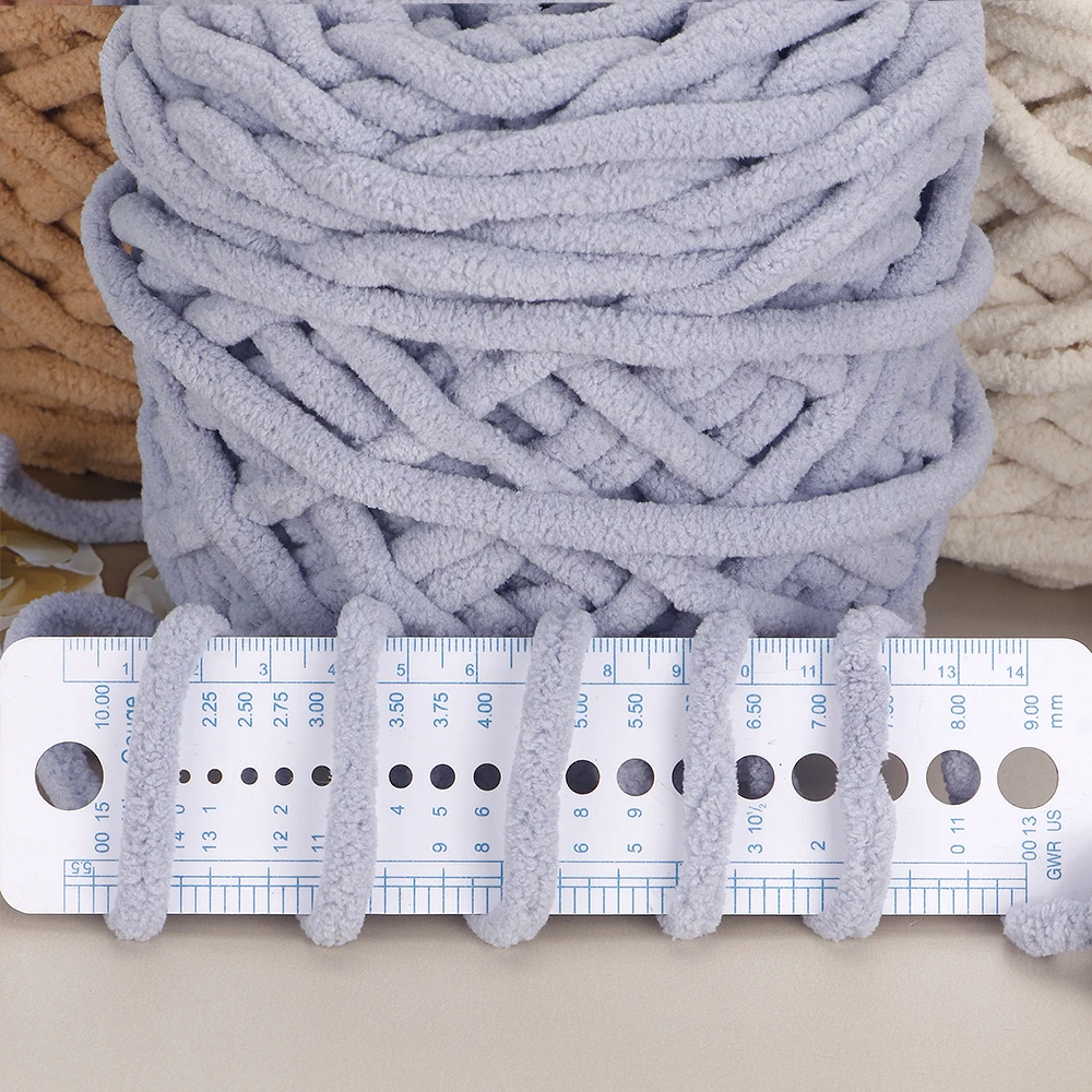 QJH 5 قطع من خيوط الشنيل المكتنزة (95 جم/3.35 أونصة)، غزل الصوفى لبطانية الحياكة اليدوية، قفازات وشاح شال سترة