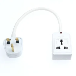 Universal socket Power Strip EU UK AU plug Extension Cord Adapter Cable Conversion For Appliances, 3G1.5mm, 0.3m-5m