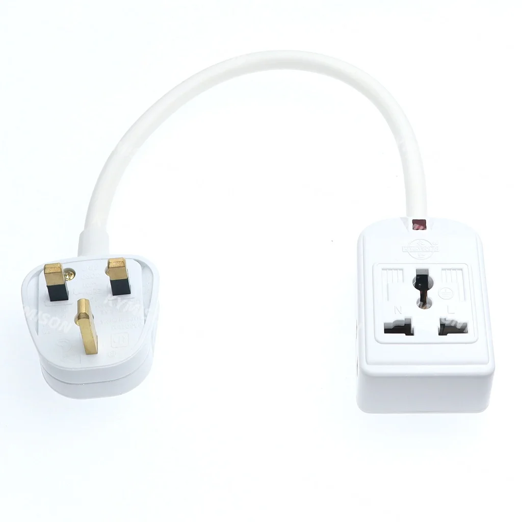 Universal socket Power Strip EU UK AU plug Extension Cord Adapter Cable Conversion For Appliances, 3G1.5mm, 0.3m-5m