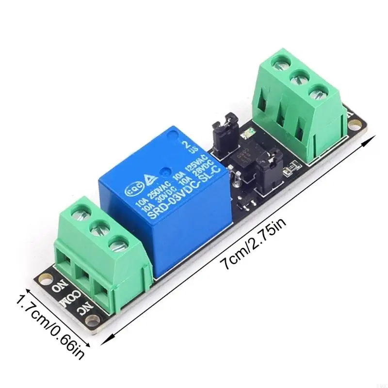 Circuito isolamento sicuro del modulo controllo dei relè 3V a canale singolo per dispositivi industriali D5QC