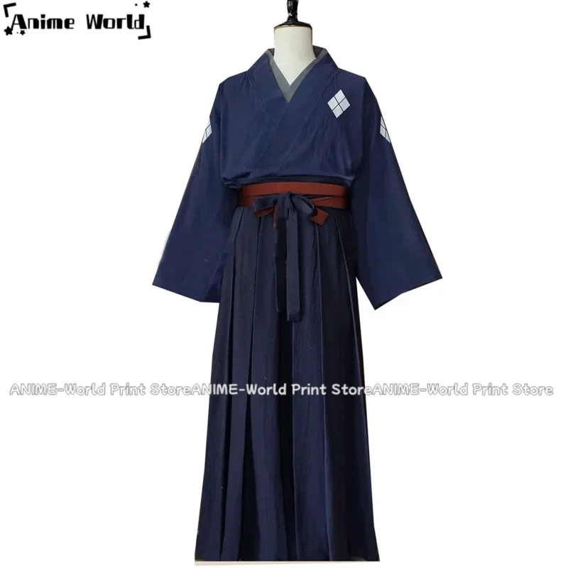 

《 Size》est High Quality Samurai Champloo Jin Kimono Cosplay Costume Customb;4.f'7;j,3'
