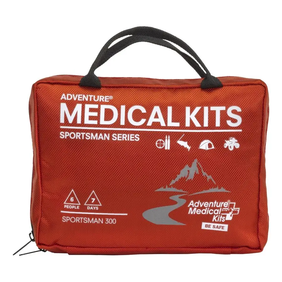 

Sportsman Series Medical Kit 300 First Aid Kit for Camping, Hiking, Hunting amp More For 6 People for 7 Days Includes Bandages,