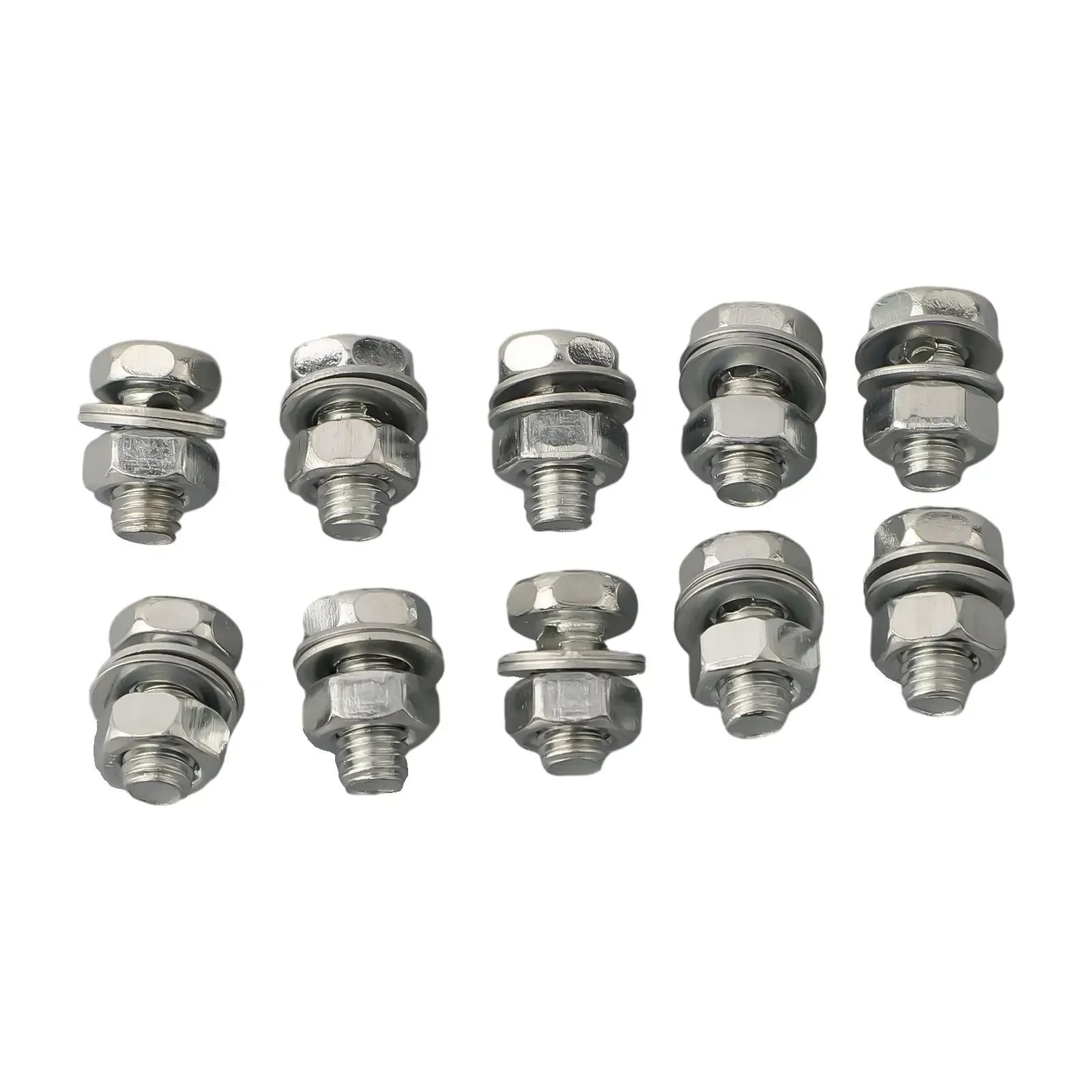 10pcs Steel For V-Brake Pinch Bolts For Bicycle Brake Cable Wire Secure Attachment On Single Speed And Fixed Gear