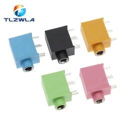 10PCS PJ215 PJ-325 3.5mm Five colours Stereo Headphone Connector Adapter Power Plug Audio Video Jack Socket Plug