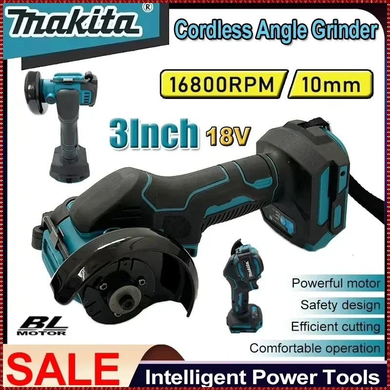 

Makita 3 Inch Mini Angle Grinder Cordless 3 Inch Electirc CUT OFF Tool Cutting Circular Saw Cordless Angle Grinder Power Tool