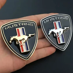 1Pcs 3 Colors 6 * 7.5 cm Metal Car Sticker For  Mustang Ford Shelby GT Logo Badge Car Body Fender Trunk Decoration Accessories