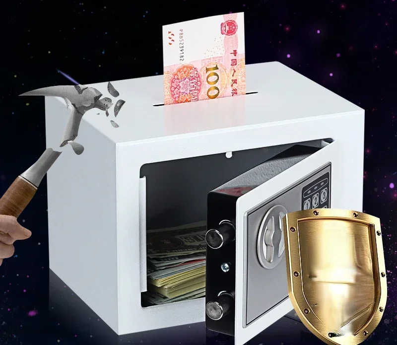 

Сейф, ключ, пароль, ящик для хранения, цельностальной ящик для хранения, большой объем, защита от падения, для мужчин и женщин