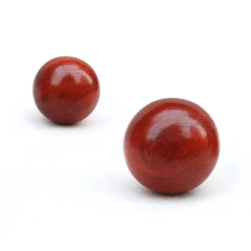 2pcs Rosewood ball Antistress Massager Wood Ball Roller Acupressure Lower Bloodpressure Blood