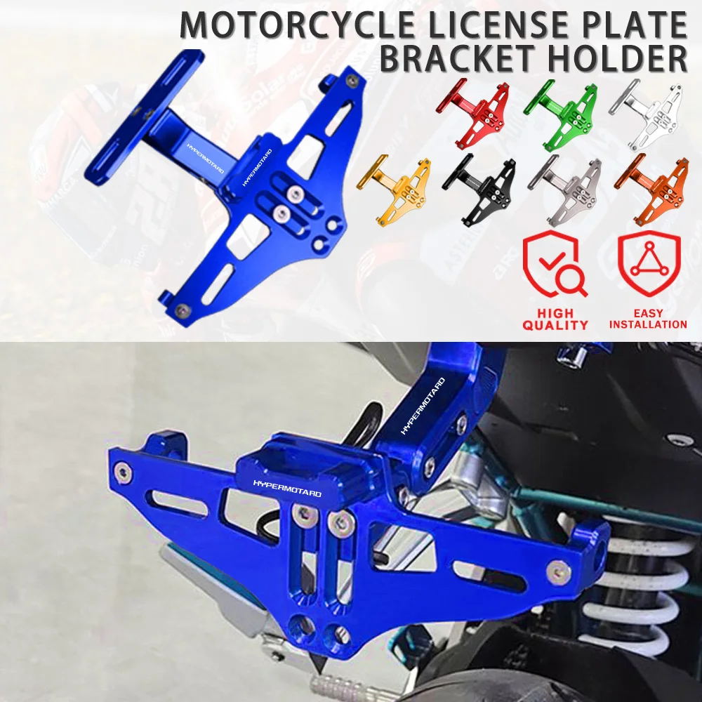 

Motorcycle Rear License Plate Number Holder and Turn Signal Lights For Ducati HYPERMOTARD 1100 HYPERMOTARD 796 821 939 950 SP