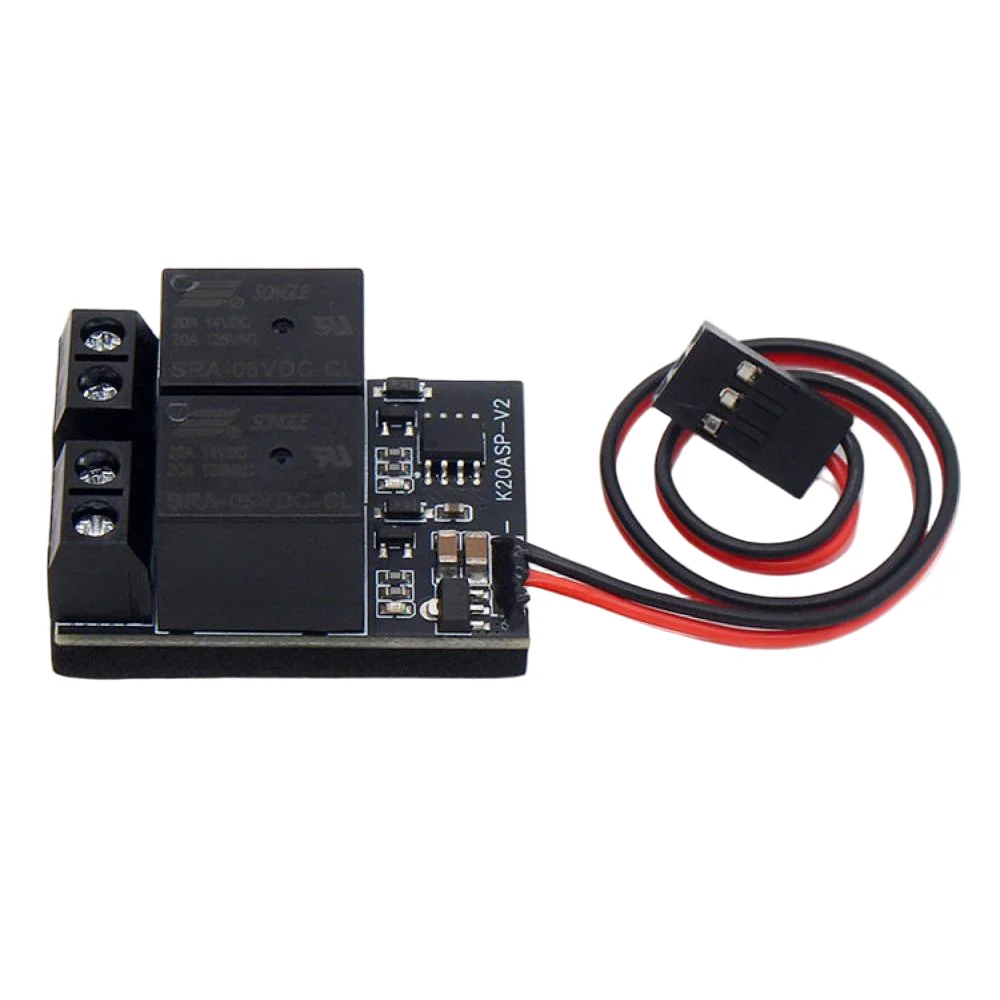 2 Channel PWM Relay Switch RC Model Electronic On/Off Switch Relay 4.8-10V BEC 1000-2000us Signal for RC Car Boat Plane Rocket