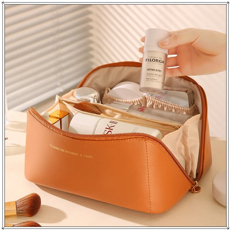 

Multifunctional Toiletry Bag Ins Storage Bag Large Capacity Waterproof Travel Luggage High Appearance Level Simple Makeup Bag