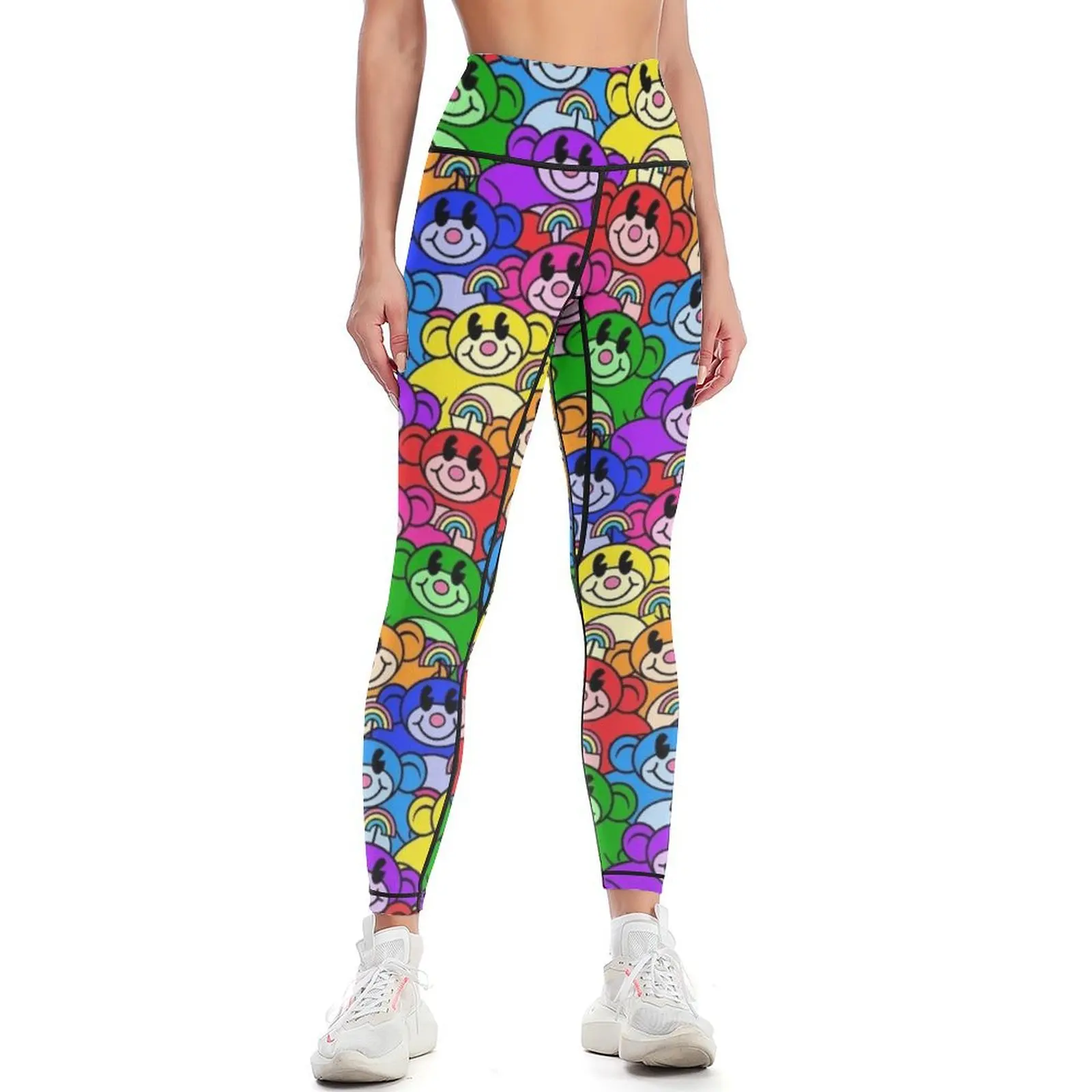 

Rainbow Monkeys Leggings Sports pants woman Women's sports pants gym pants sports for Womens Leggings