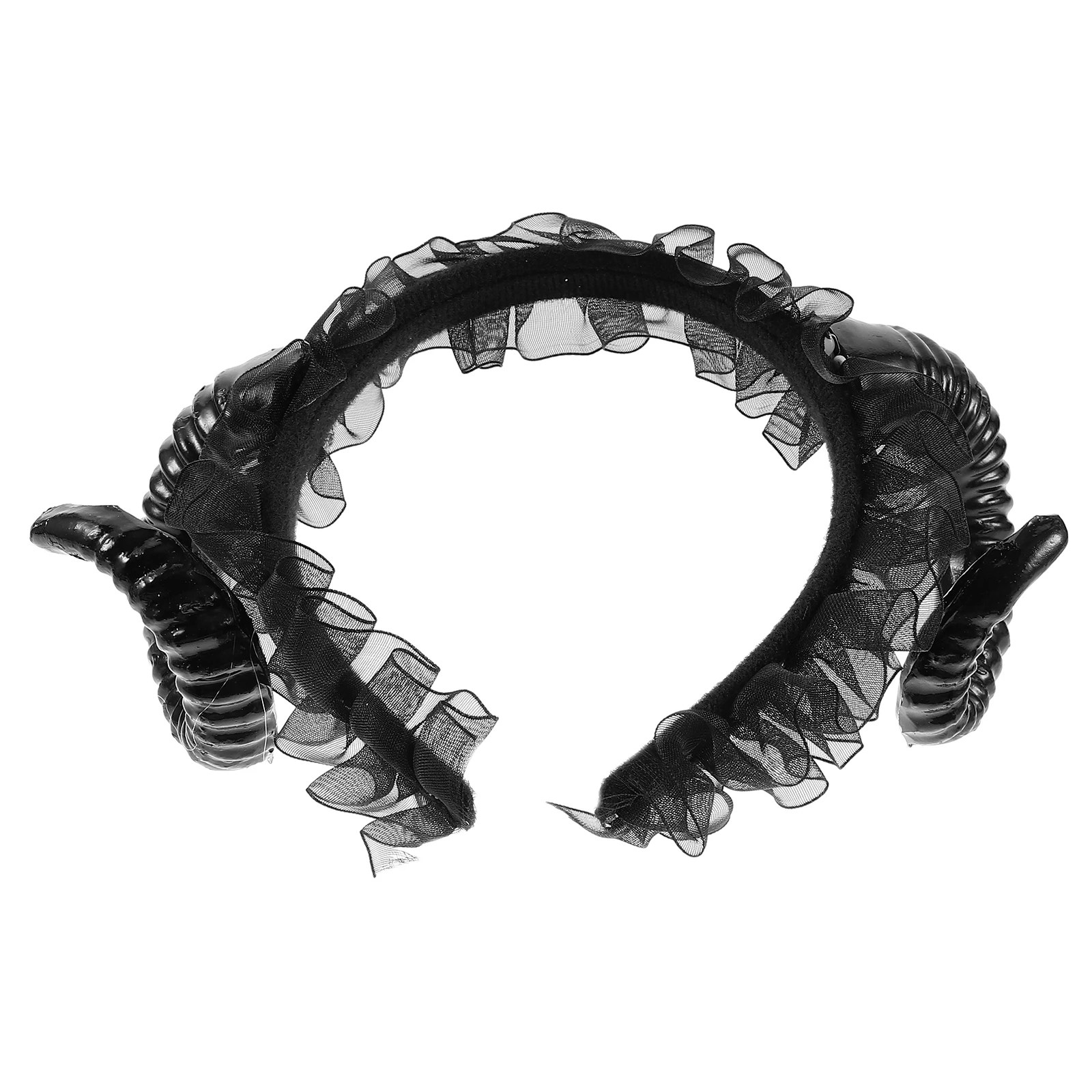

Stylish Halloween Horns Headband For Cosplay Party Festival Hair Accessory Sheep Horn Costume Decoration Comfort Fit All