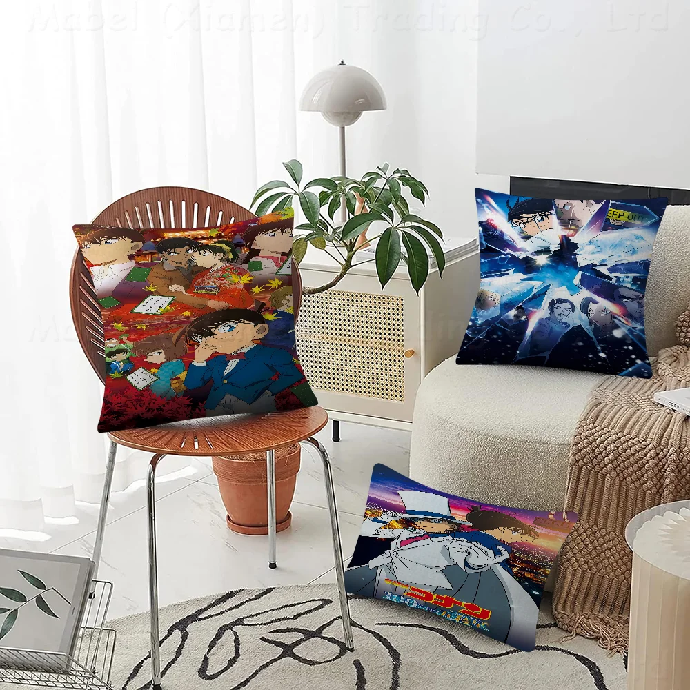 

Detective Conan Cushion Cover Pillow Cover Decor Pillowcase Printed Cushion Case For Couch
