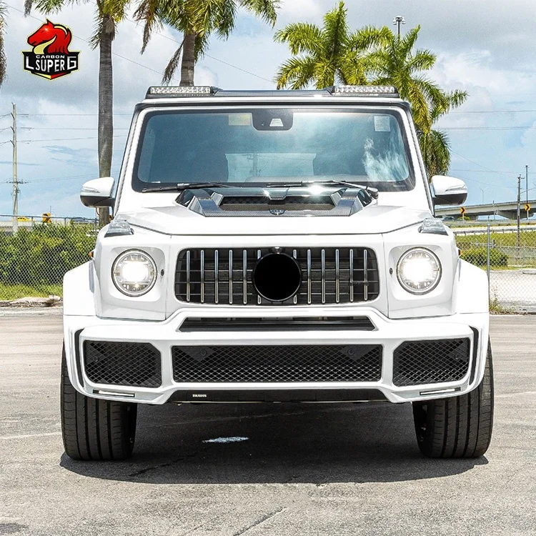 Hot G Class W463 upgrade to W464 B style Body Kits with hood tail lights G500 G63 G350 Facelift Old to New Car Bumpers