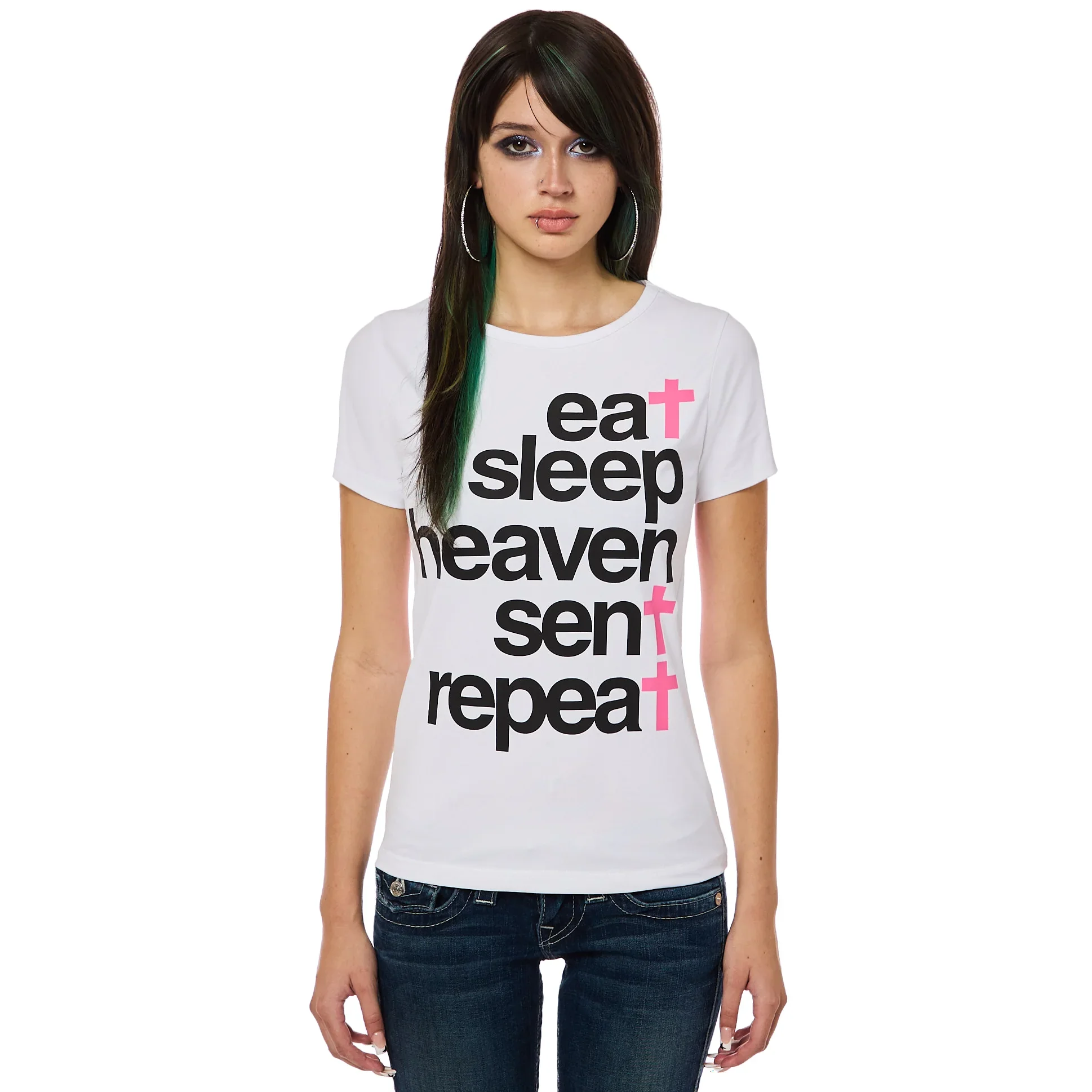 Harajuku Y2K Style Graphics Fairy Grunge Summer Crop Tops Slim 2000s Tops Punk Gothic Emo Short Sleeve T-shirt Vintage Baby Tee - view 3