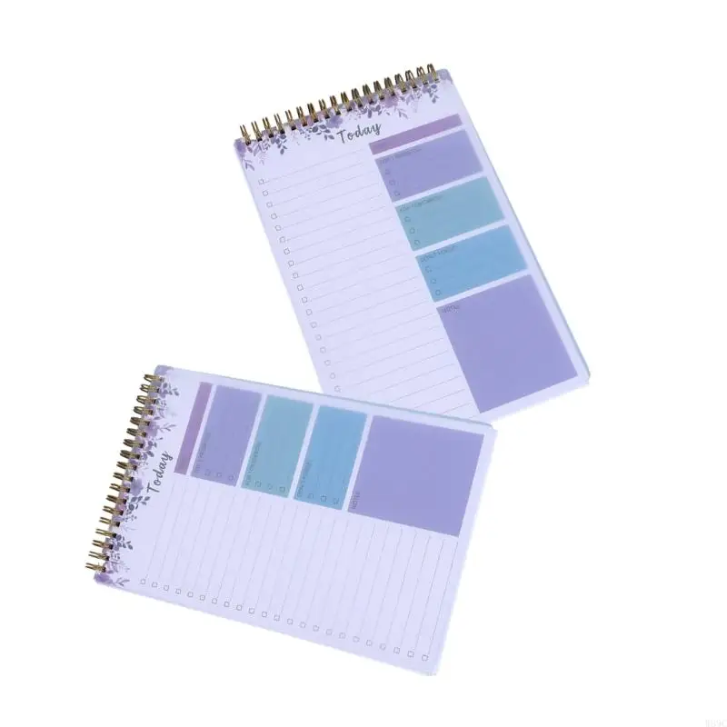 W89C 2 PCS Weekly Planer Notepads Journal Notebook to do list Notebook Daily Planer