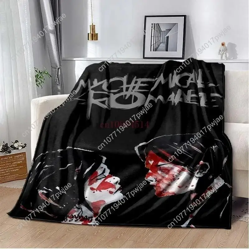 My C-Chemical R-Romance Band Printed BlanketsKid's Baby Throw Blanket for Bedroom Living Room Sofa Bed Car Custom blankets