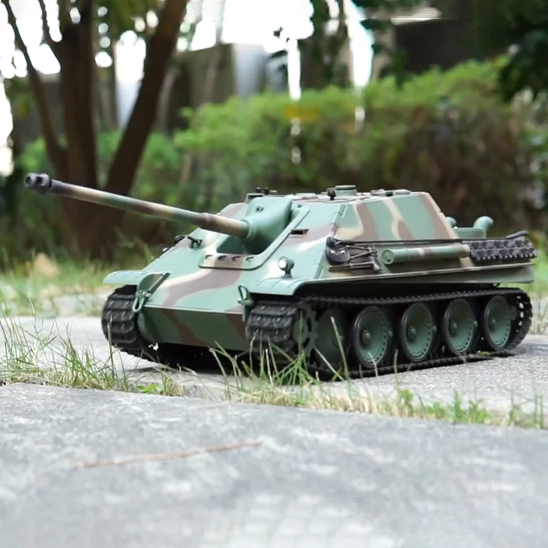 Henglong 3869 Remote Control Tank German Cheetah Heavy Multifunctional Battle Simulation Tank Car Model Toy
