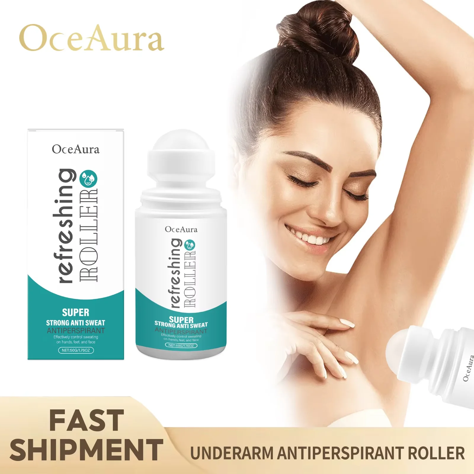 Antiperspirant Gel Against Sweaty Hand Feet Eliminate Body Odor Refreshing Anti Sweaty Lasting Underarm Deodorizer For Women Man