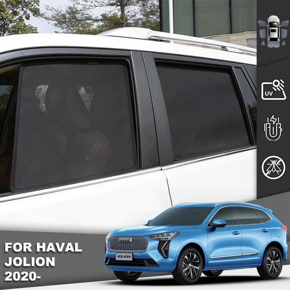 

For GWM Haval Jolion 2020 2021 2022 2023 Magnetic Car Sunshade Visor Front Windshield Curtain Rear Side Baby Window Sun Shade