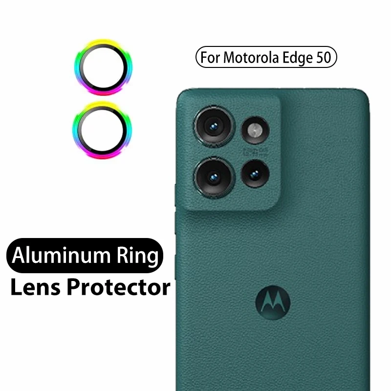 Camera Ring Protector For Motorola Edge 50 50Ultra 50Fusion 50Pro 40 Neo 5G Metal Lens Glass Case Cover Film edge40Neo 50 Pro