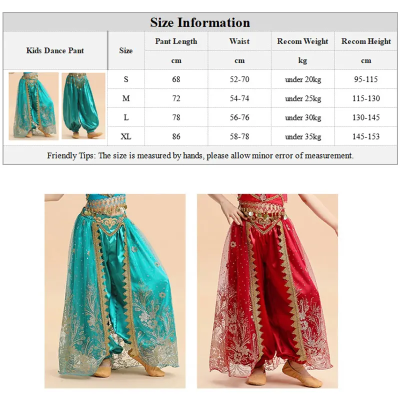 بنطال بوليوود فضفاض للرقص الشرقي للفتيات ، جاسمين ساري عربي هندي ، بنطلون حريم مسرحي ، أزياء تنكرية للهالوين من الغجر