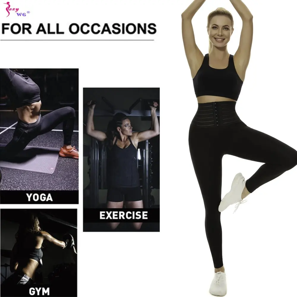 SEXYWG Women Butt Lifter Leggings Shapewear Tights Push Up Sports Pants Seamless Hip Lift Trousers Workout Sportswear Sportswear