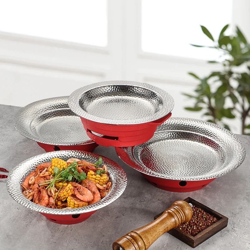 

Manufacturer Wholesale 304 Stainless Steel Hot Pot Non-Stick Buffet Food Warmer Chafing Dish Catering for Catering Events