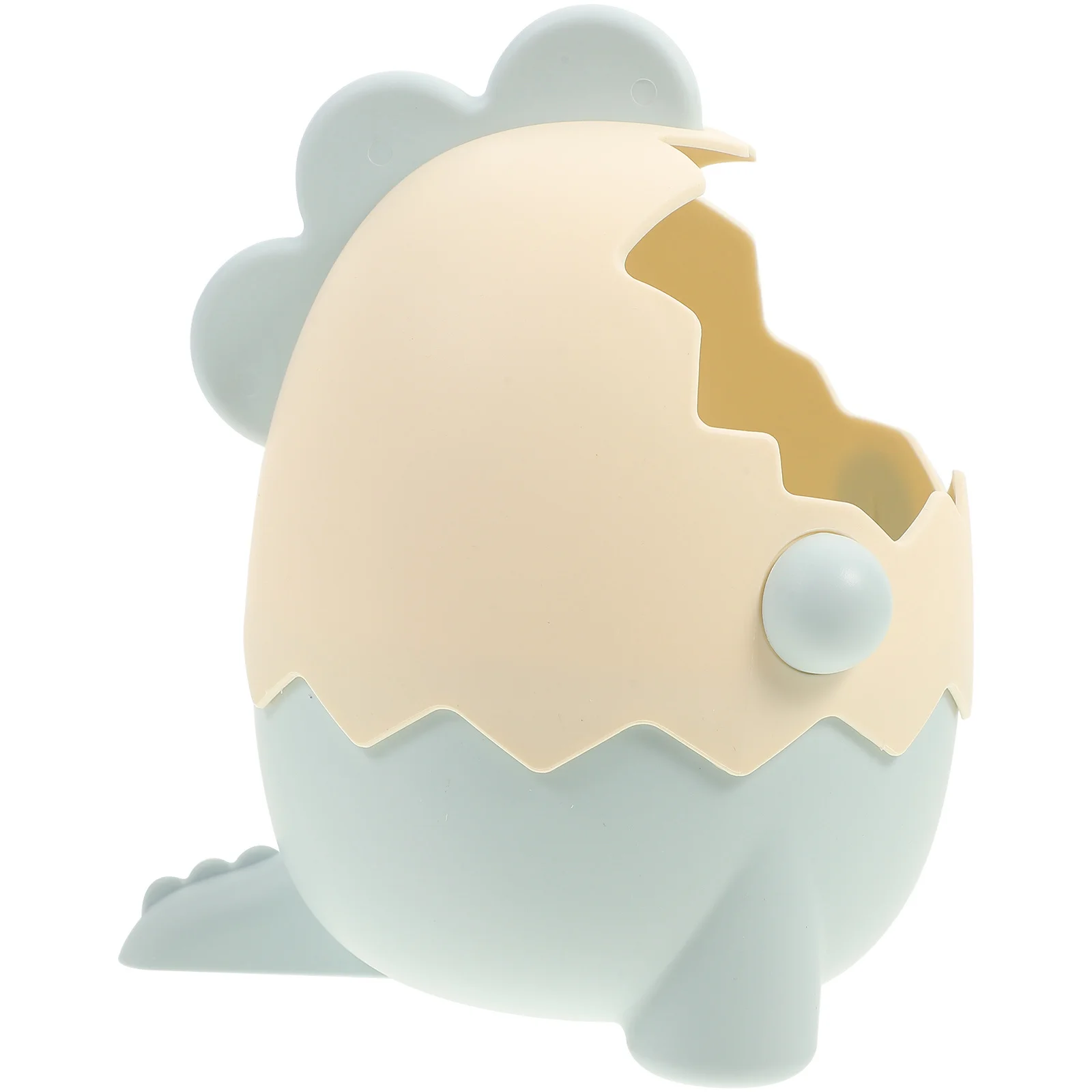

Dinosaur Egg Shaped Pen Holder Large Capacity Pencil Organizer for Desk Cartoon Design Office Supplies Storage
