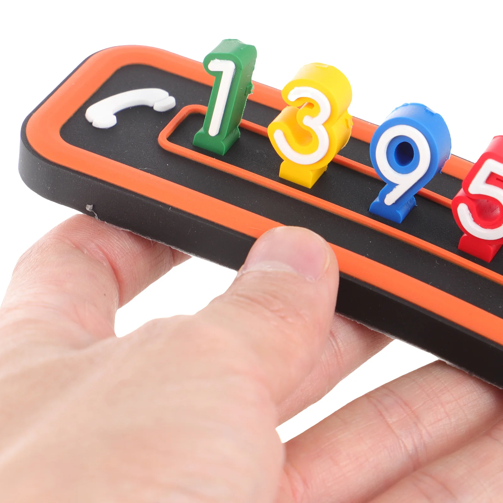 

1Set Temporary Parking Card Car Phone PVC Material Car Temporary Parking Phone Number Card Dashboard Accessories