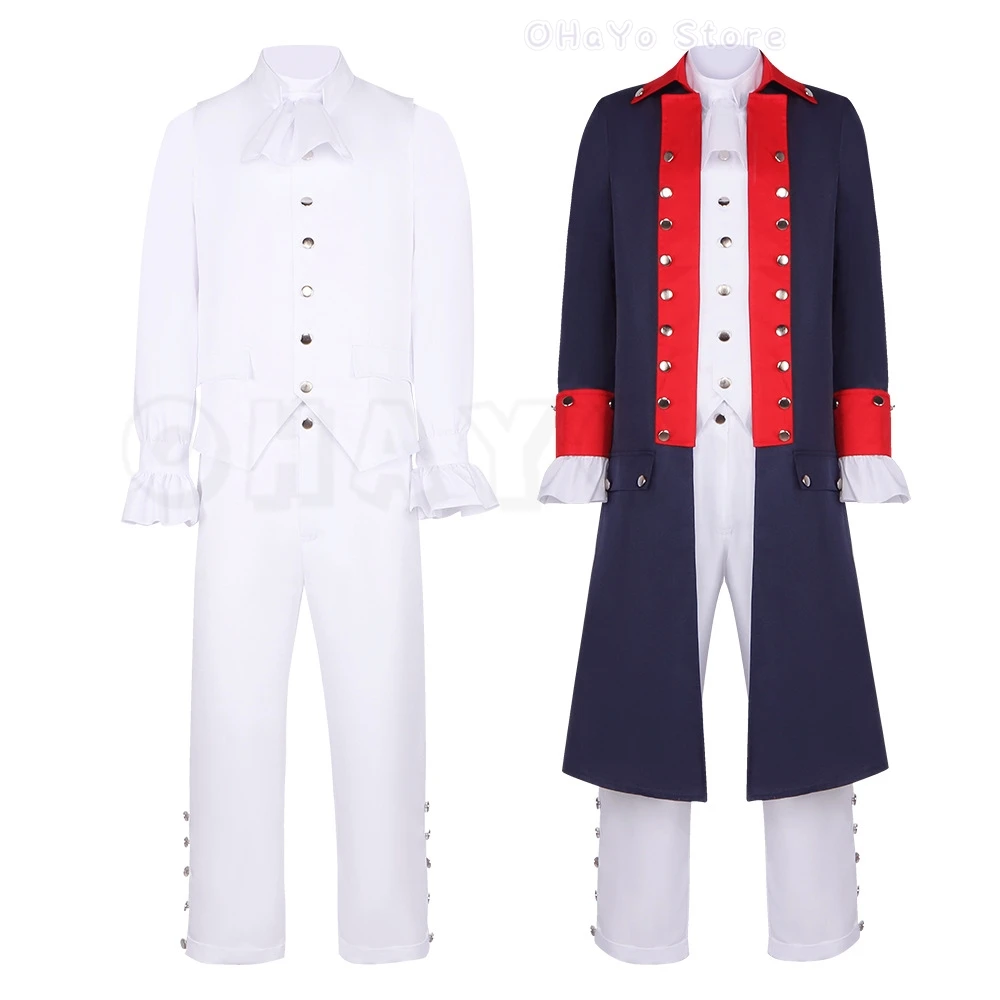 Hamilton COSPLAY Musical Stage Cosplay Costume Alexander Gentlemen Ball Gown Medieval Adult Uniforms Retro Outfit