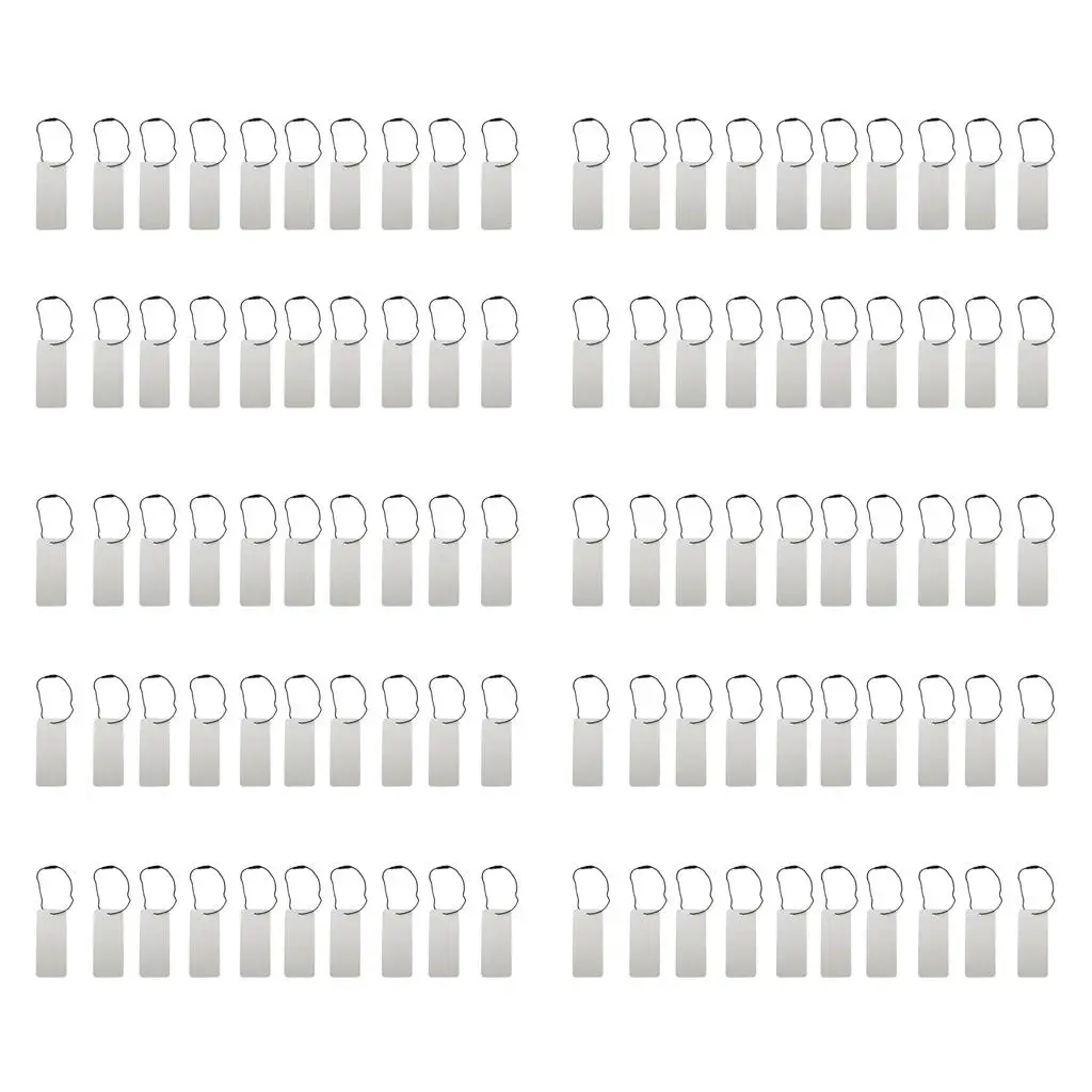 Hanging Price Tag Set White Polyester Label Paper for Clothing Store Merchandise Price Labels and Student Use