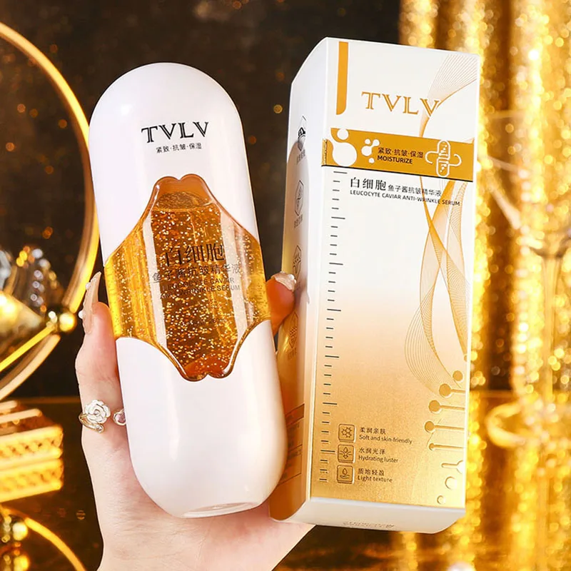 

Leukocyte Caviar Anti-Wrinkle Essence Toner Moisturizing Oil Control Refreshing Nourishing Rejuvenate Skin Face Serum Skin Care