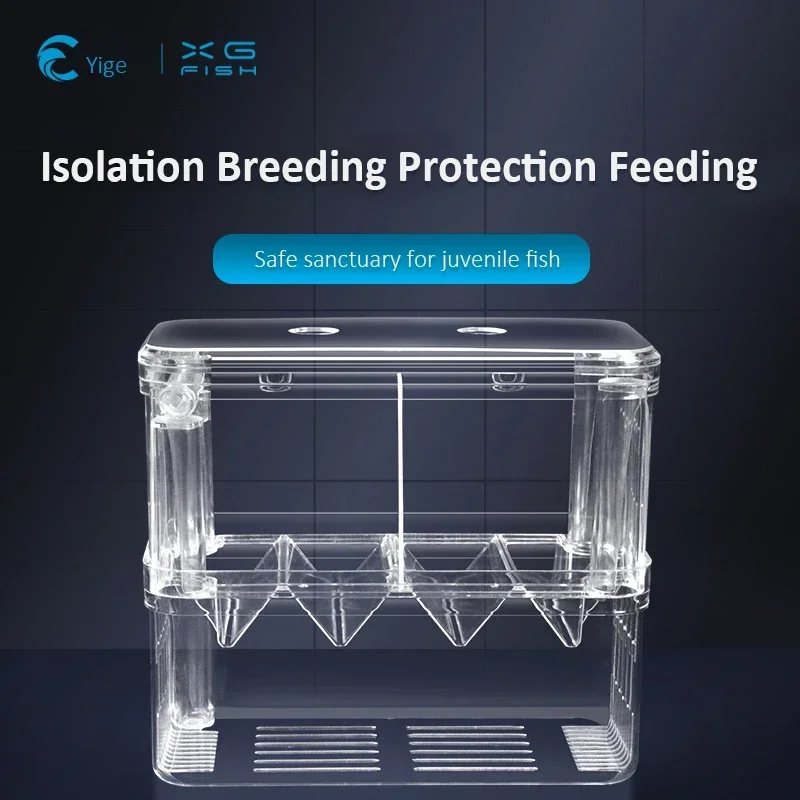 Acrylic Transparent Breeding Box Hooks Internal and External Placement Oviposition Isolation Box Security Suspension Incubator