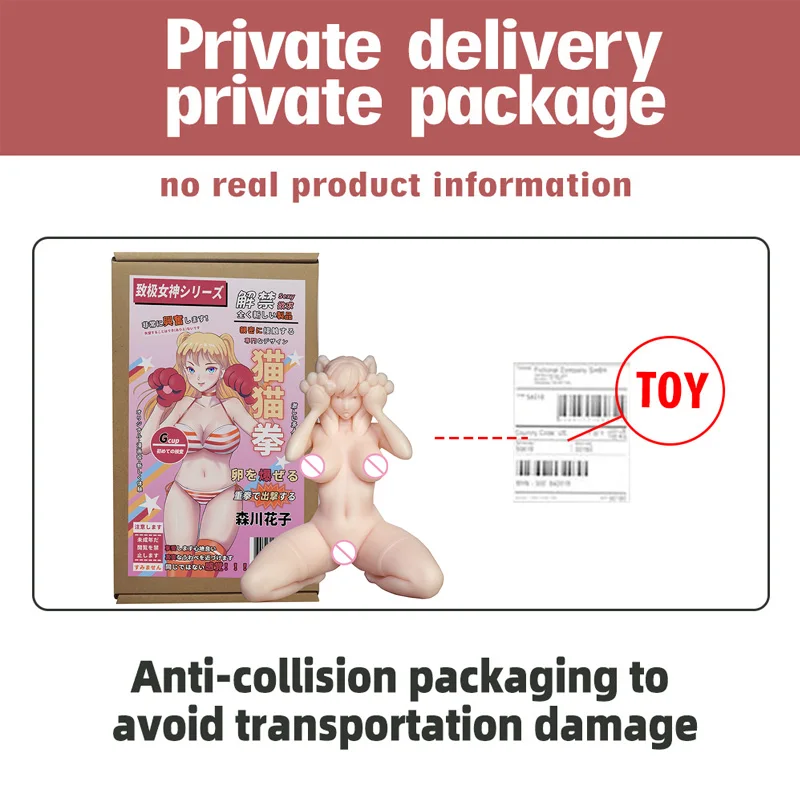 750g Silicone Anime Anal Masturbators Sex-doll 18+ Masturbation for Man Lifelike Soft Sex Toys Big Torso Vagina Male for Men