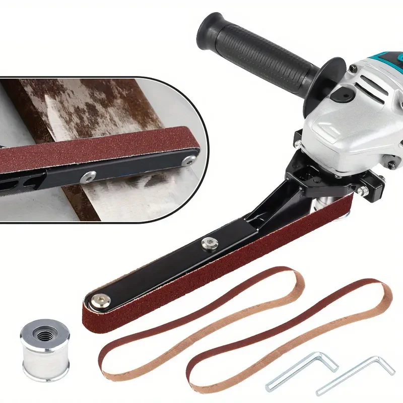 for Angle Grinder Modified Belt Grinder 100 125 Woodworking Grinding Polishing Rust Removal Conversion Bracket Belt Sharpener