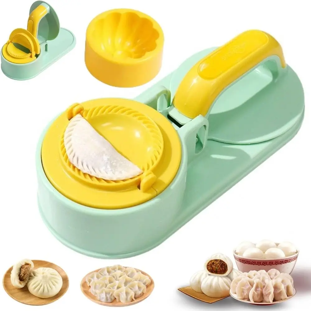 3 in 1 Dumpling Maker Dumpling Wrapper Mold Dough Pressing Tool Dumpling Skin Maker Easy to Operate Kitchen Dumpling Making Tool