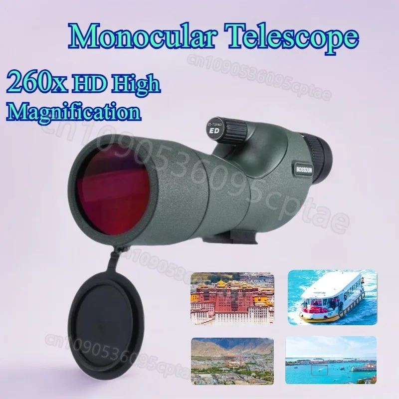 

ED Monocular Telescope 75X Zoom HD Pro Low Light Night Vision Bird Watching Stargazing Concert Outdoor Phone Photography