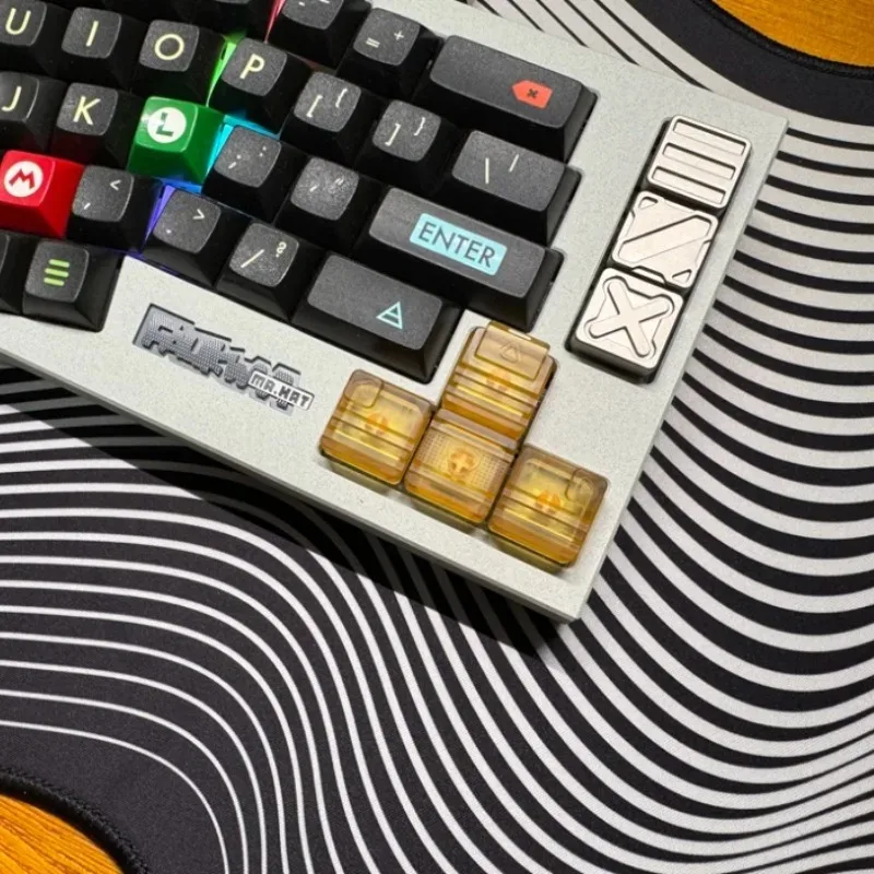 80Retros PEI CNC Art Keycaps Set Retro Game Controller Custom Mechanical Keyboard Keycaps MX Switch Gaming Decorative Keycap
