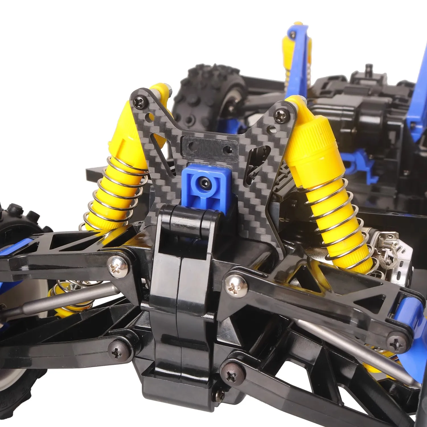 KYX Tamiya Denyue 1/10 The Bigwig Tycoon 2017 Edition 47330 دعامة تعليق خلفية من ألياف الكربون #3