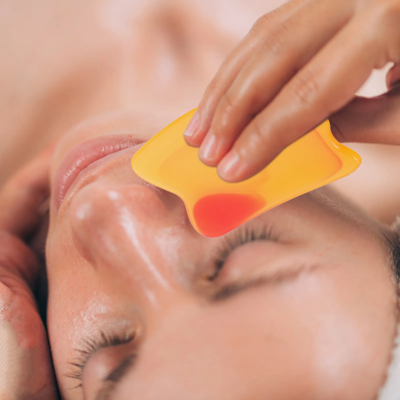 

5Pcs Guasha Scraping Boards Resin Smooth Massage Tools for Body Face Neck Back Leg Shoulder Pain Relief Massaging Board