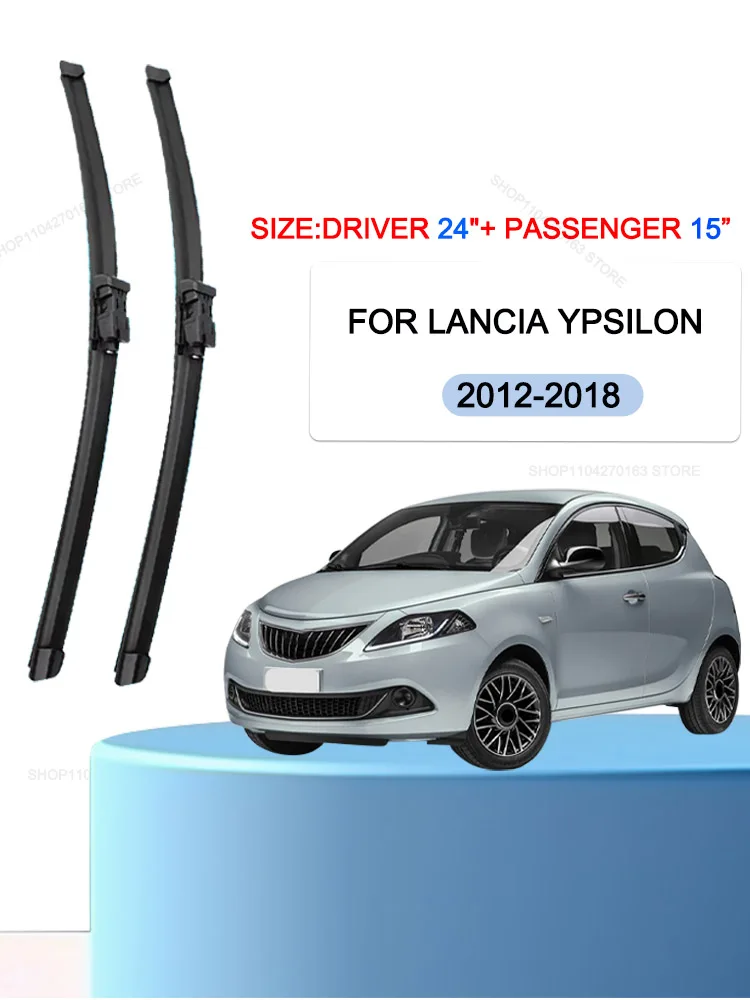 

Car Wiper Blades For Lancia Ypsilon 2012-2018 Windshield Windscreen Front Window Blades 24"+15" Car Accessories