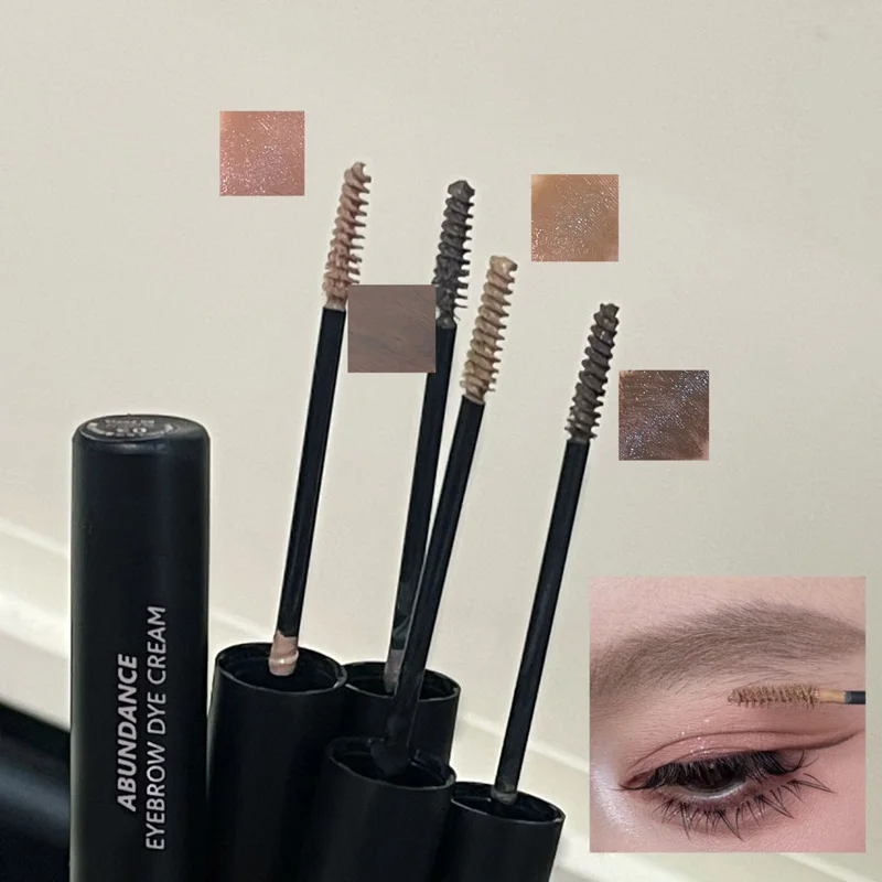 كريم صبغ الحواجب المكثف والمبهر من Pinkyfocus، ضربات مميزة وناعمة، ثلاثي الأبعاد، مقاوم للماء وغير ملطخ، لون طبيعي #3