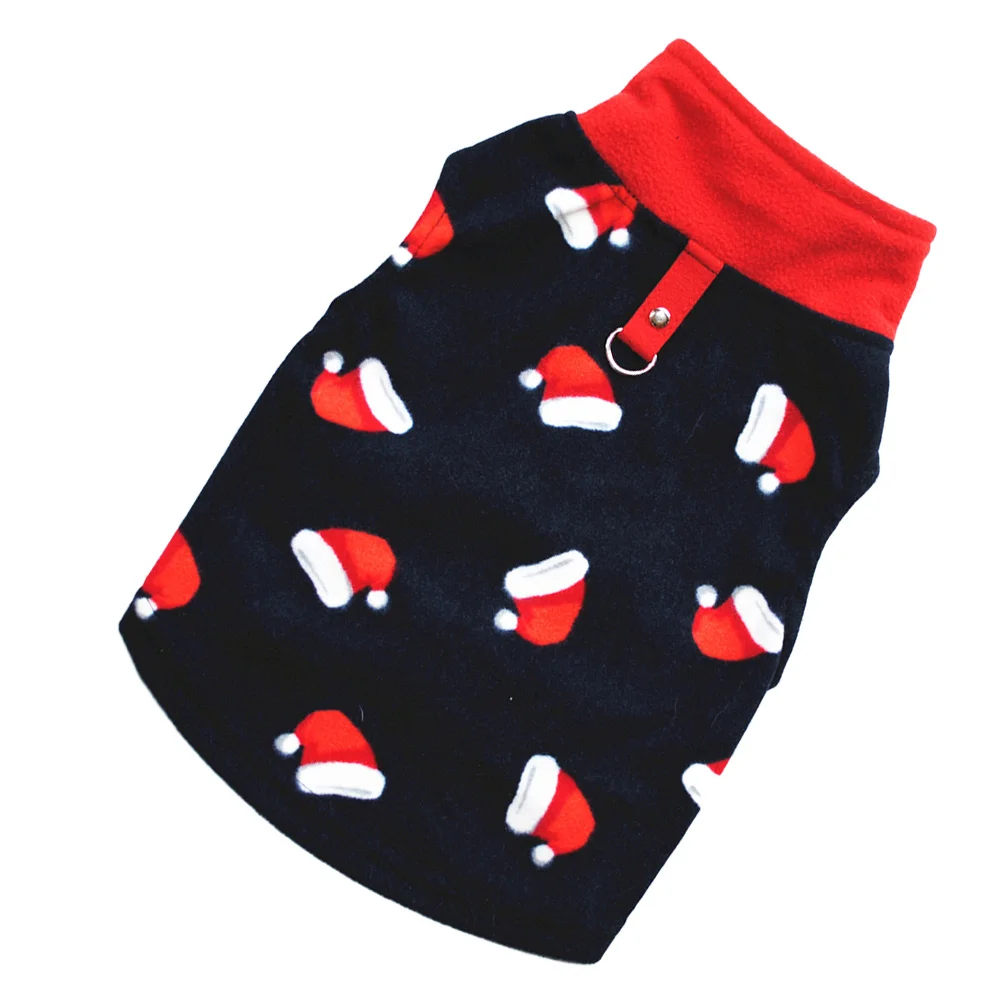 Pet Christmas Hat Warm Soft Stretchy Dog Winter Costume For Small Large Dogs Party Outfit Polar Fleece Pet Supplies Dog