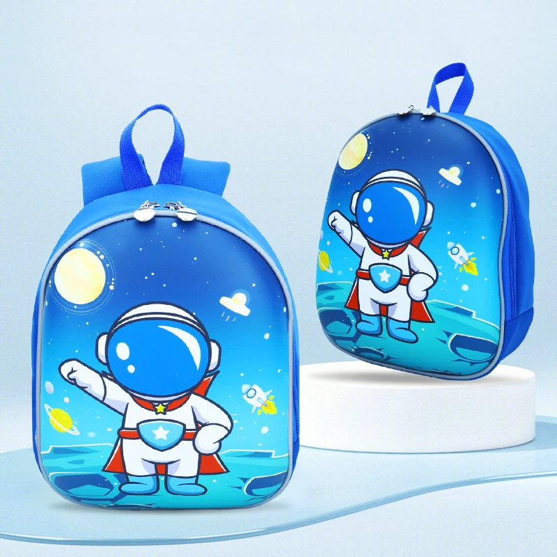 Chinllo New EVA Hard Shell Kids Bag Blue Children's Cartoon Backpack Large Capacity Cute Bagpack Baby Infantil Mochila B-515