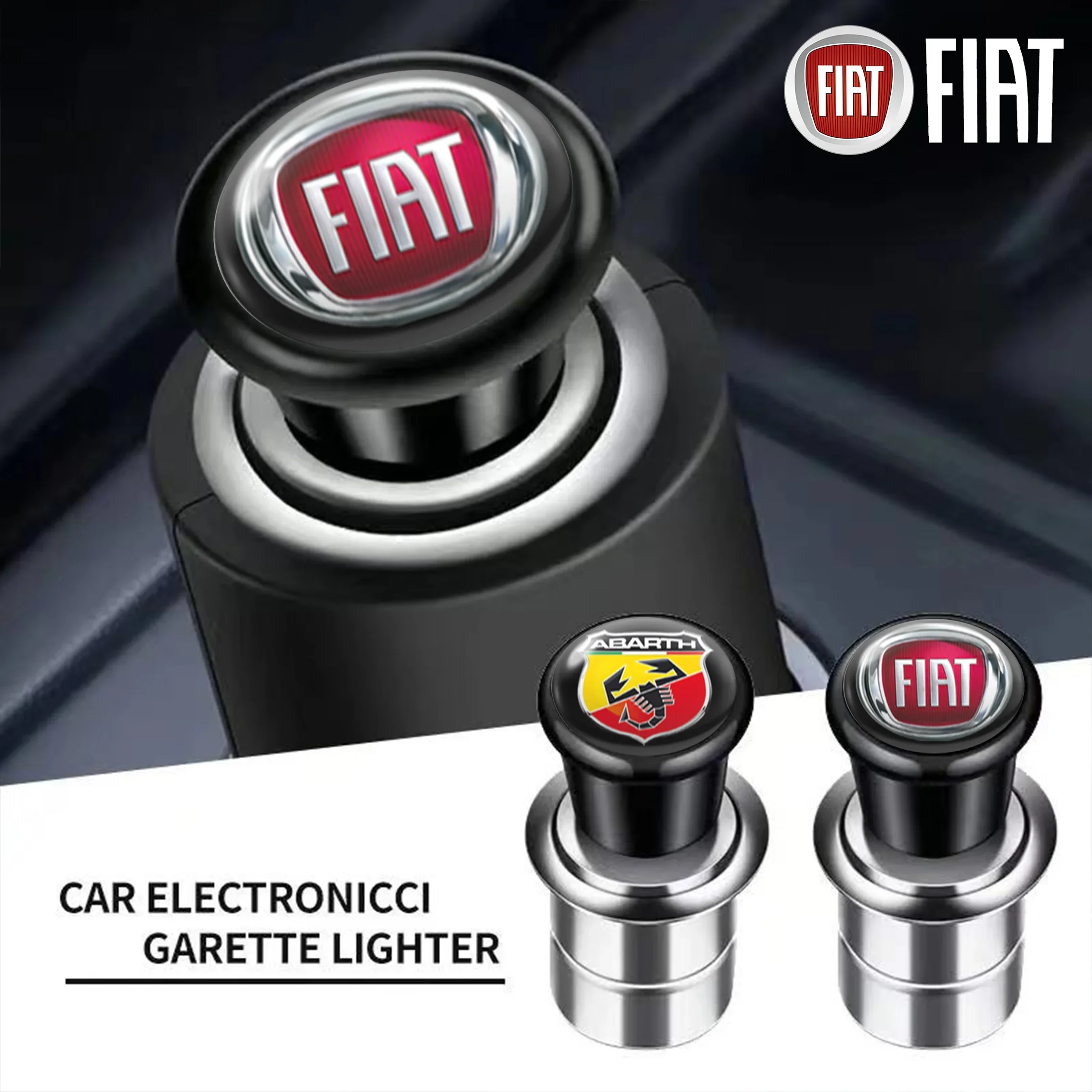 ولاعة سجائر عديمة اللهب مقاومة للرياح 12 فولت لسيارة فيات 500 أبارث 595 دوكاتو باندا غراندي بونتو تيبو بولس سترادا 600 500L #1
